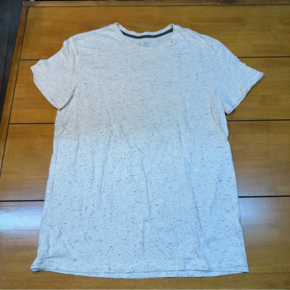 Men's Short Sleeve Speckled Crew T-Shirt - White
